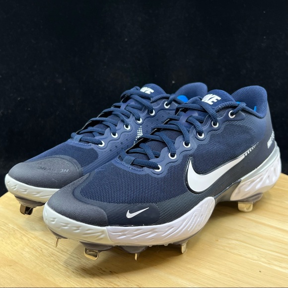 Nike Alpha Huarache Elite 3 Low “College Navy” (CK0746-401) Mens Size 8.5 - Picture 2 of 10